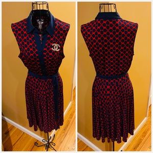 **^^SOLD *** Red & Blue Dress.